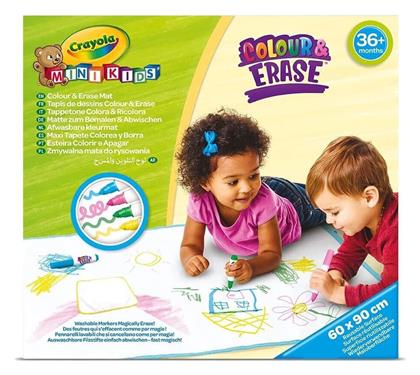 Ζωγραφική Mini Kids Color Pop Erase Χαλάκι για Παιδιά 3+ Ετών Crayola