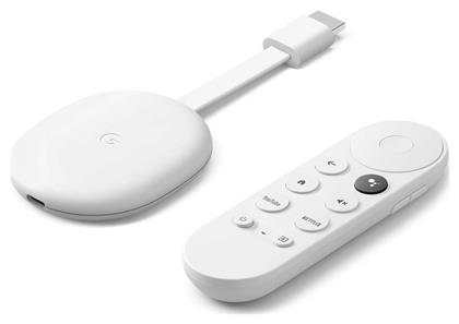 Google Smart TV Stick Chromecast with Google TV Full HD με Bluetooth / Wi-Fi / HDMI και Google Assistant Snow από το Kotsovolos