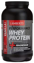 Performance Whey Protein & Magnesium Βανίλια 1kg Lamberts από το Pharm24