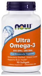 Ultra Omega 3 Ιχθυέλαιο 90 μαλακές κάψουλες Now Foods από το Pharm24