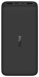 Redmi Power Bank 20000mAh 18W με 2 Θύρες USB-A Μαύρο Xiaomi από το Plus4u